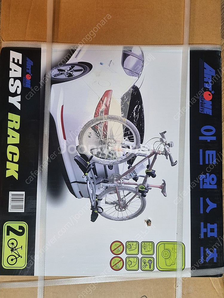 아트원 스포츠 2인 자전거 거치대 자전거 캐리어 미개봉--0